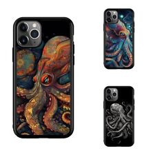 Hybrid Case trippy psychedelic Octopus For Motorola Moto Google Pixel Huawei