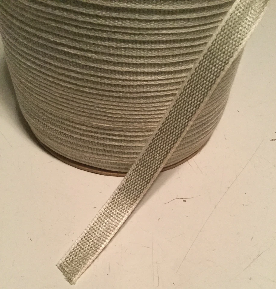 Leinenband Webband Nahtband 1cm breit antik alt Schneider Kürschner Leinen Natur - Bild 1 von 1