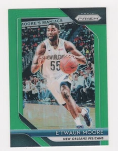 2018-19 PRIZM BASKETBALL GREEN PRIZM E'TWAUN MOORE NEW ORLEANS PELICANS #147 - Picture 1 of 1
