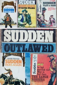 SUDDEN Cowboy Vintage Taschenbuch Oliver Strange & ANGEL Frederick H Christian - Bild 1 von 43
