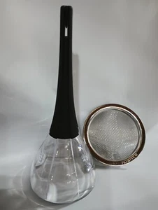 Embudo de vino tinto Nuance acero inoxidable colador heces sedimento - Imagen 1 de 4