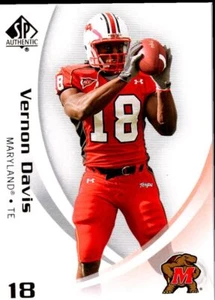 2010 SP Authentic Vernon Davis Maryland Terrapins #97 - Picture 1 of 2