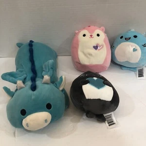 Squishmallow 4.5 - 5 Inch lot Kai The Orca Whale, plus more - Picture 1 of 9