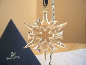 SWAROVSKI CRYSTAL 2007 ANNUAL SNOWFLAKE ORNAMENT STAR - Picture 1 of 3