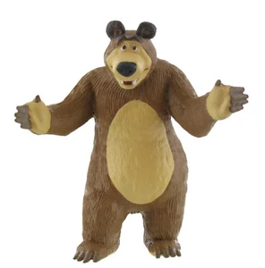 Macha et l'ours figurine Bear 8 cm Comansi Y99804 - Imagen 1 de 1