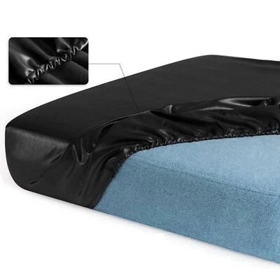 Waterproof Sofa Seat Cushion Covers Faux Leather Chair Couch Replacement Cover