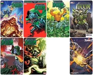 ONE WORLD UNDER DOOM #2 **JUEGO DE 7 CUBIERTAS** RIVALES, DOOMASAUR++ PREVENTA 19/03 - Imagen 1 de 8