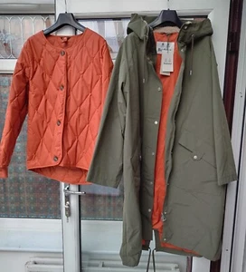 BNWT Womens Barbour Arran 3-in-1 Showerproof Parka Jacket Green rrp£399 - Picture 1 of 18