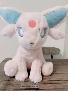 Pokemon Center Original Espeon Fluffy Hugging Plush toy Comfy Friends JAPAN - Picture 1 of 7