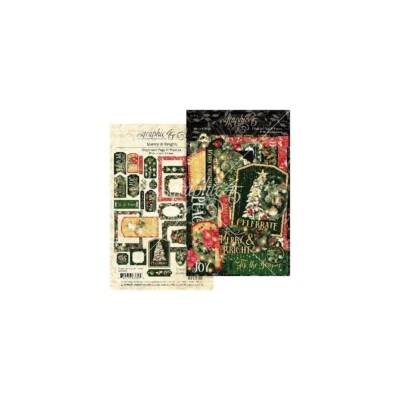 GRÁFICO 45 ~ ALEGRE Y BRILLANTE ~ Surtido de etiquetas y bolsillos Foto 1 de 2