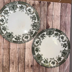 Antike Wedgewood Royal Raleigh Halbporzellan Brotteller 2 Stück siehe Fotos - Bild 1 von 4
