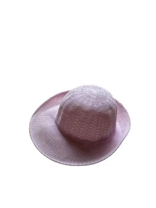 Light Purple Womens Straw Hat For Summer Beach Or Casual Wear Breathable Chic - Picture 1 of 6