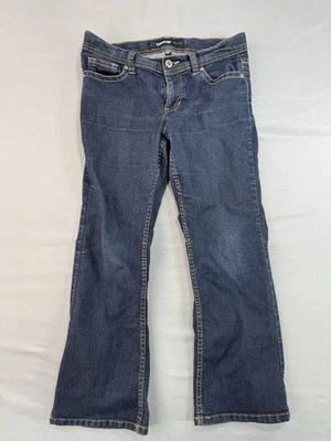 Pantalones de mezclilla para mujer Jordache 8,5 Plus azul corte botín tiro bajo Foto 1 de 4