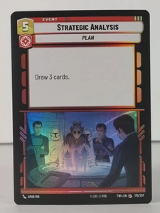 Strategic Analysis - TWI EN 175/257 - Foil - NM - Z - Picture 1 of 5