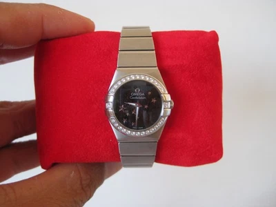 RELOJ OMEGA DAMAS CONSTELACIÓN DIAMANTE BISEL ESTRELLAS ESFERA 123.15.24.60.01.001 Foto 1 de 4