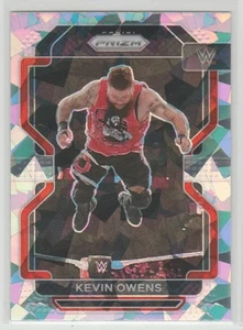 Panini Prizm WWE 2022 Cracked Ice Kevin Owens #124 - Imagen 1 de 2