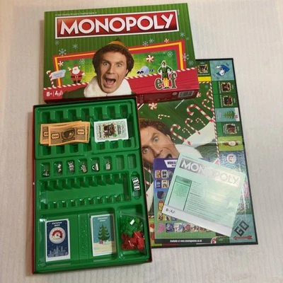 Elf Monopoly Board Game Festive Edition 8+ Christmas Theme - Image 1 of 4