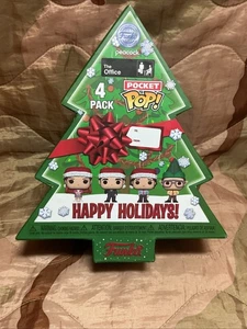 Funko Pocket POP! The Office Holiday Tree Box Walmart Exclusive Vinyl 4er Pack Neu - Bild 1 von 4