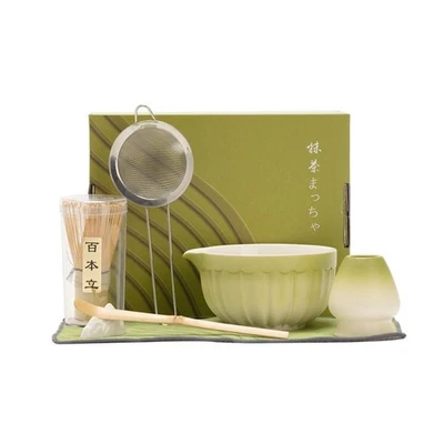 4PCS Food Grade Japanese Matcha Tea Set Reusable Japanese Chasen  Stirring - Image 1 of 4