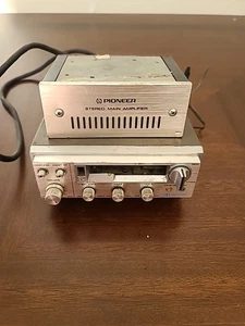 VINTAGE PIONEER COMPONENT CAR STEREO AND AMPLIFIER KP-88G GM-40 Untested - Bild 1 von 6
