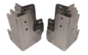 8 Pcs Workbench Corner Bracket Kit Heavy Duty Sturdy 316 Stainless Steel Angl... - Picture 1 of 1