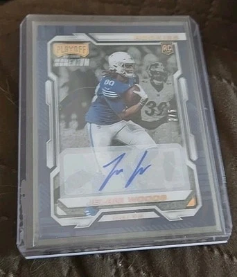 2022 Chronicles Playoff Jelani Woods rookie autograph auto 2/5 COLTS  - Image 1 of 2