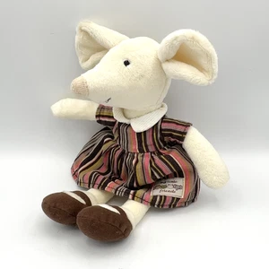 JELLYCAT My Little Friends Mouse plush - 10" lovey stuffed animal striped dress - Picture 1 of 9
