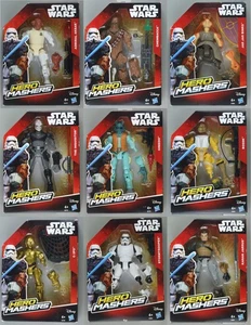 Star Wars Hero Mashers (B3656) Chewbacca Greedo Kanan Jarrus Bossk Almirante Akbar - Imagen 1 de 28