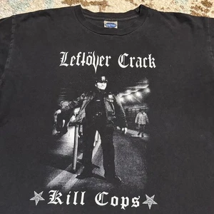 Camisa De Colección Sobrante Crack Kill Cops Talla Grande Cygnus Años 2000 Hardcore Punk - Imagen 1 de 7