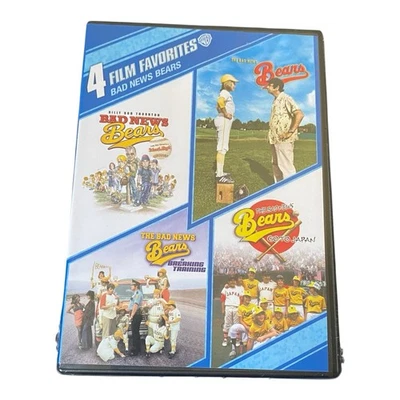 4-Film Favorites: Bad News Bears (DVD, 2013) 4-Movie Collection - NEW SEALED - Image 1 of 2