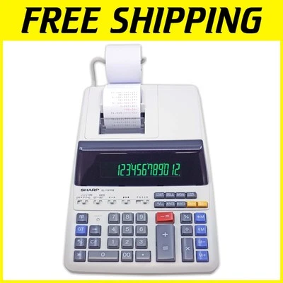 Professional Battery-Powered Printing Calculator with Clock & Calendar Functions - Image 1 of 4