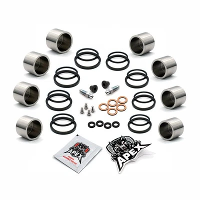 Brake Caliper Piston Seal TL1000S W 1998 Front Suzuki Parts Stainless Kit Set Foto 1 de 4