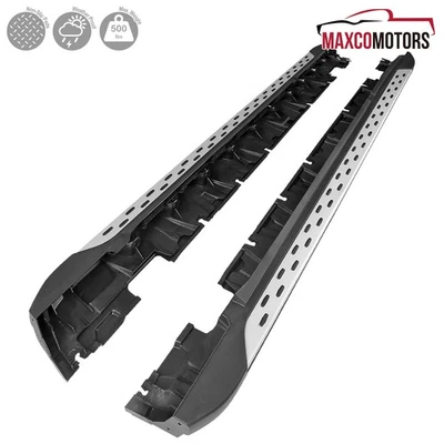 Fits 2010-2015 Mercedes-Benz X204 GLK Aluminum Running Board Side Step Bars 2PC - Image 1 of 4