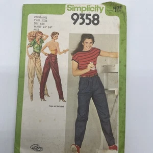 Simplicity 9358 Jeans Sizes 6 & 8 Vintage 1979 Uncut - Picture 1 of 4