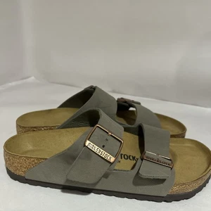 Size 9 W/7 M- Birkenstock Arizona Sandal Stone - Picture 1 of 9