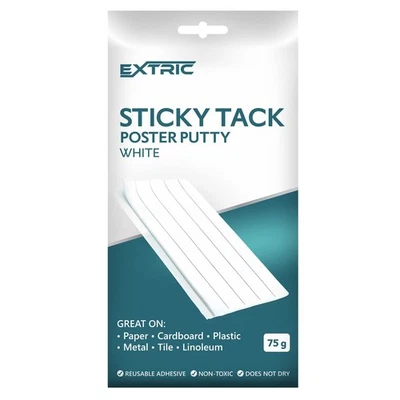 White Sticky Tack, Poster Putty, Jumbo Classroom Pack, Mounting Putty - Image 1 of 4