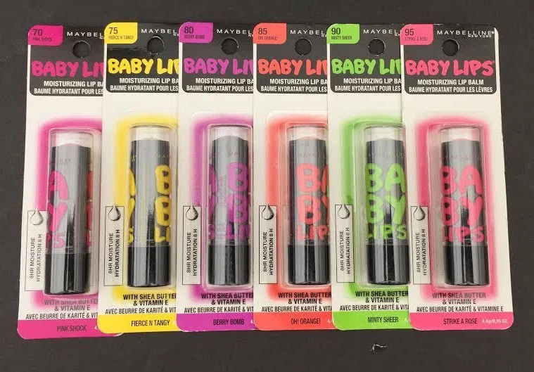 2x Maybelline Baby Lips Moisture Lip Balm YOU CHOOSE/note color at check out - Image 1 of 1