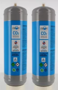 Bombola Co2 Usa e Getta 1200gr ALIMENTARE Erogatore Acqua Frizzante 2 PZ - Bild 1 von 4
