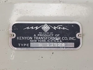 Vintage Kenyon S-13524 Modulation Transformer P-P 7.5K Tube Audio AS IS - Picture 1 of 8