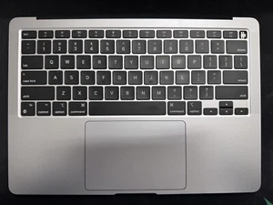 OEM A2337 Palmrest / Top Case with 95% Battery for MacBook Air 13 2020 M1 Gray - Picture 1 of 6