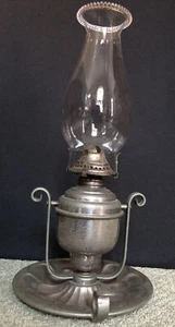 VINTAGE/ANTIQUE MARINE NAUTICAL OIL LAMP WEIGHTED BASE WHAT AN AWESOME FIND!!! - Picture 1 of 11