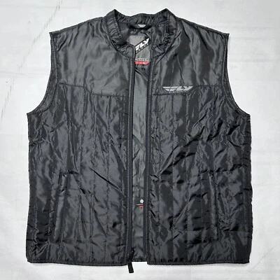 FLY Racing Strata Vest Mens X Large XL Black Insulated Puffer Thermal Liner - Image 1 of 4
