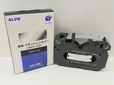 Alps MD Printer Ink Cartridge - Silver Foil 105150-00 - Image 1 of 3