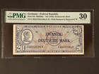 Deutsche Mark 20 (1948)  B-Stempel u B-Performation / Pick 9d /  PMG 30  / RAR