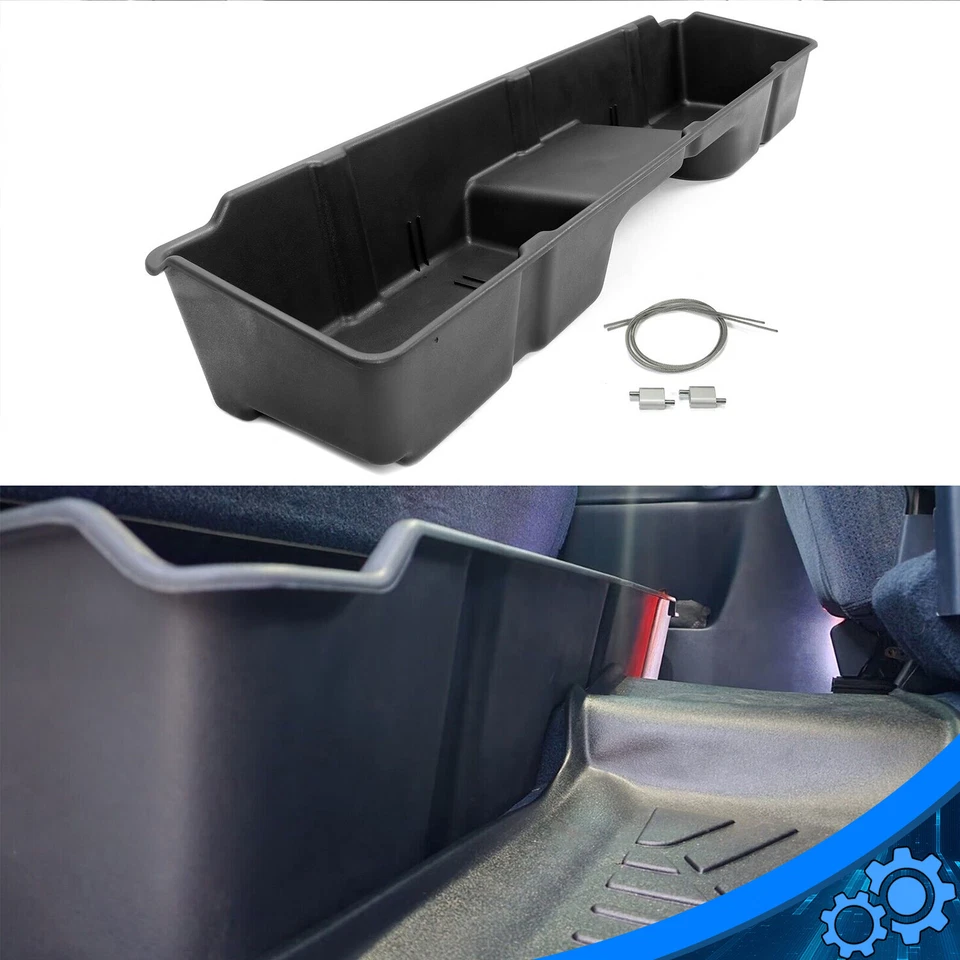 Underseat Storage Box 1999-2006 fits Chevy GMC Silverado Sierra Extended Cab - Image 1 of 4