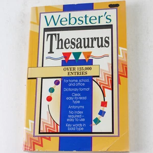 Webster's Thesaurus 1993 by Landoll - Good Condition, Home Office Reference - Picture 1 of 4