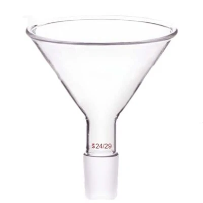 Lab Science Joint Glassware Borosilicate Flask funnel Beaker Chemistry 50-100mm - Image 1 of 4