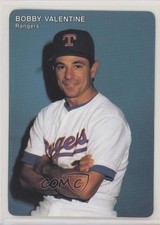 1992 Mother's Cookies Texas Rangers Stadium Giveaway Bobby Valentine #1