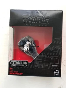 Caja Star Wars Serie Negra 11 Vehículos Hasbro Primero Order Snowspeeder Diecast - Imagen 1 de 2