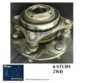 FRONT Wheel Hub & KOYO Bearing Assembly For 2003-2023 TOYOTA 4RUNNER 2WD - Picture 1 of 3